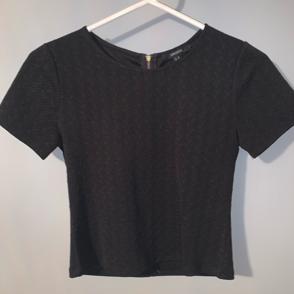 Forever 21 Black Crop Top